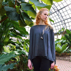 MAJAMAS EARTH eco-friendly poncho pullover sweater